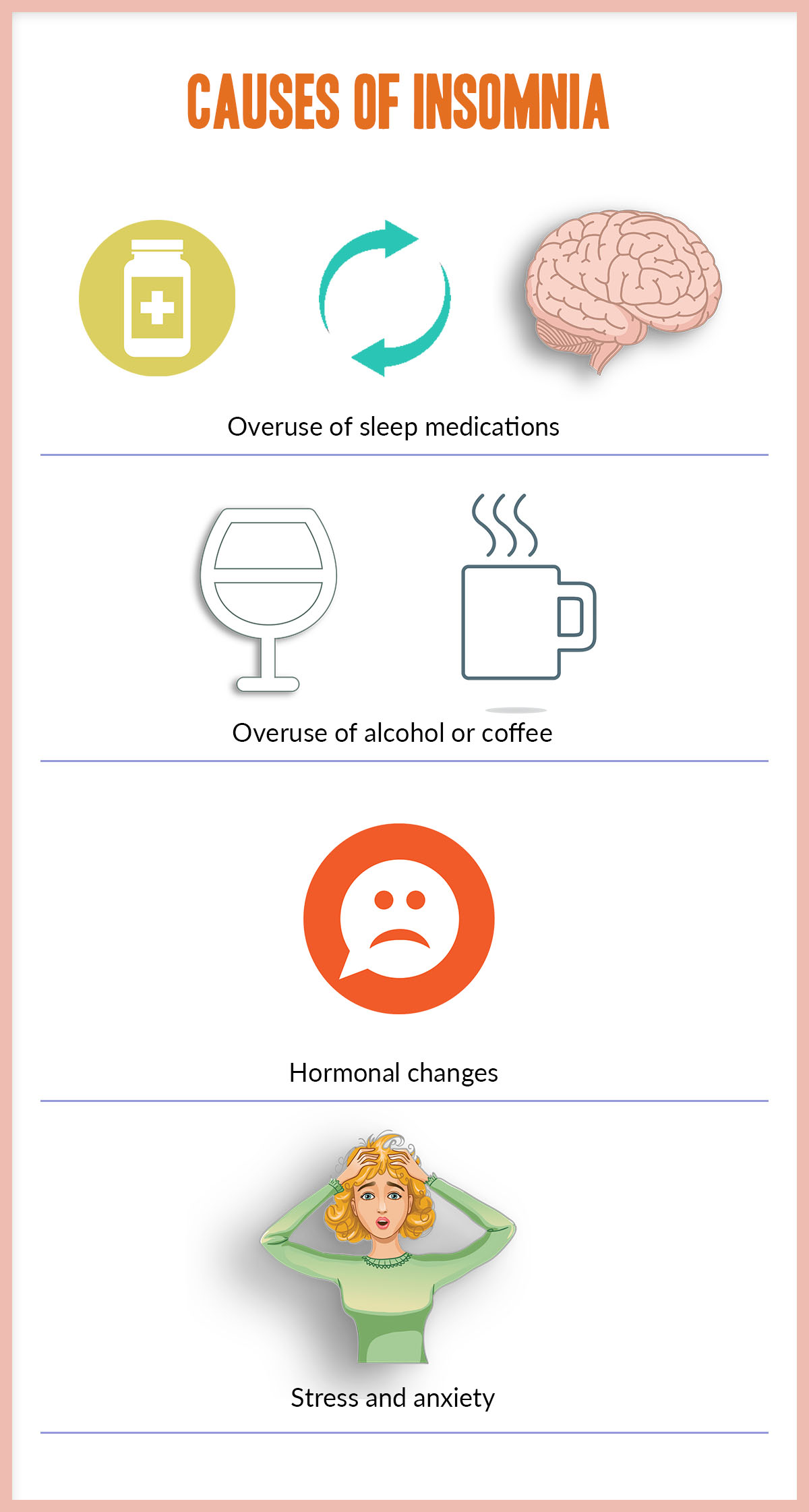Things that cause sleeping problems