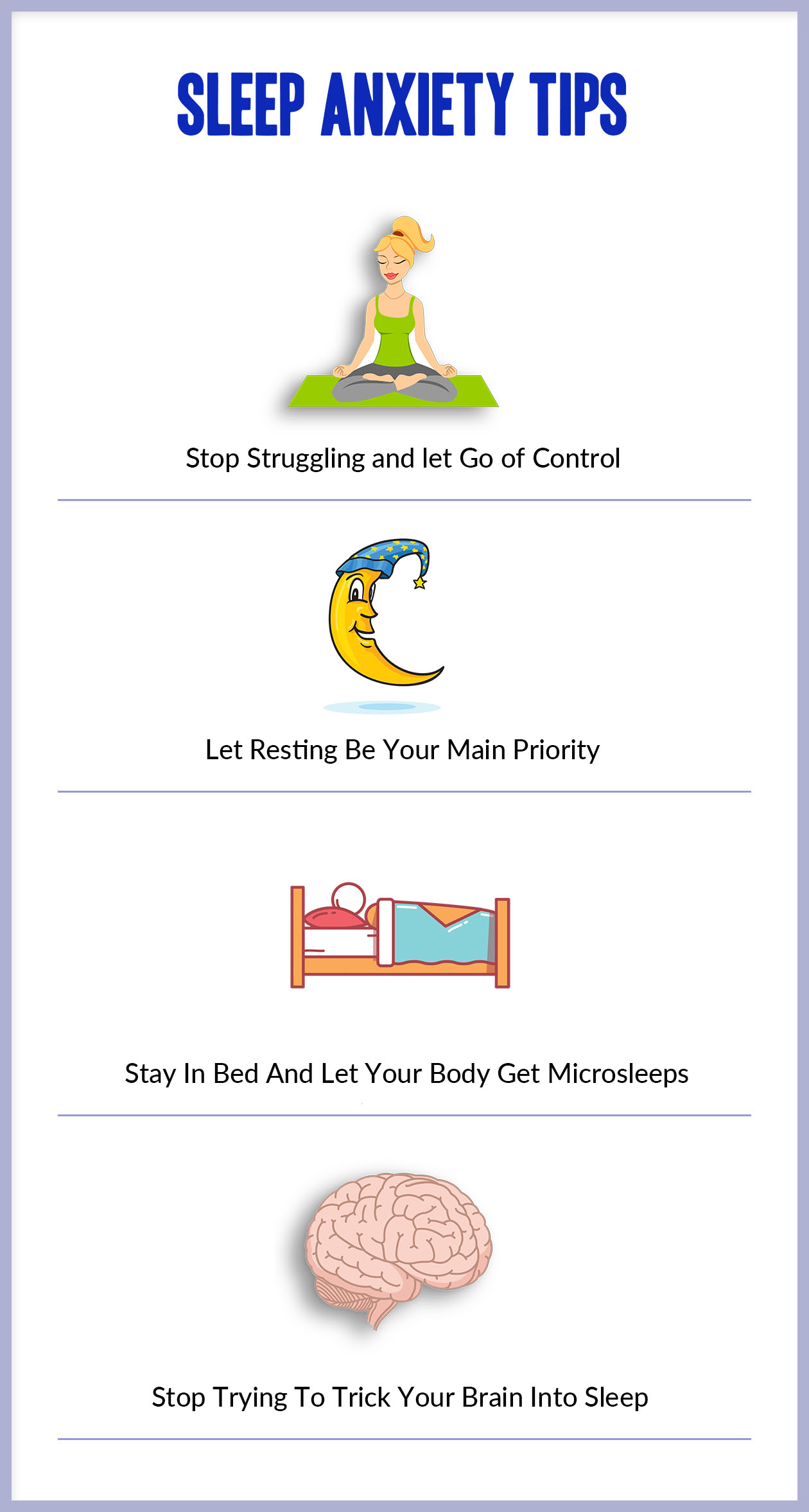 Tips to manage sleep phobias